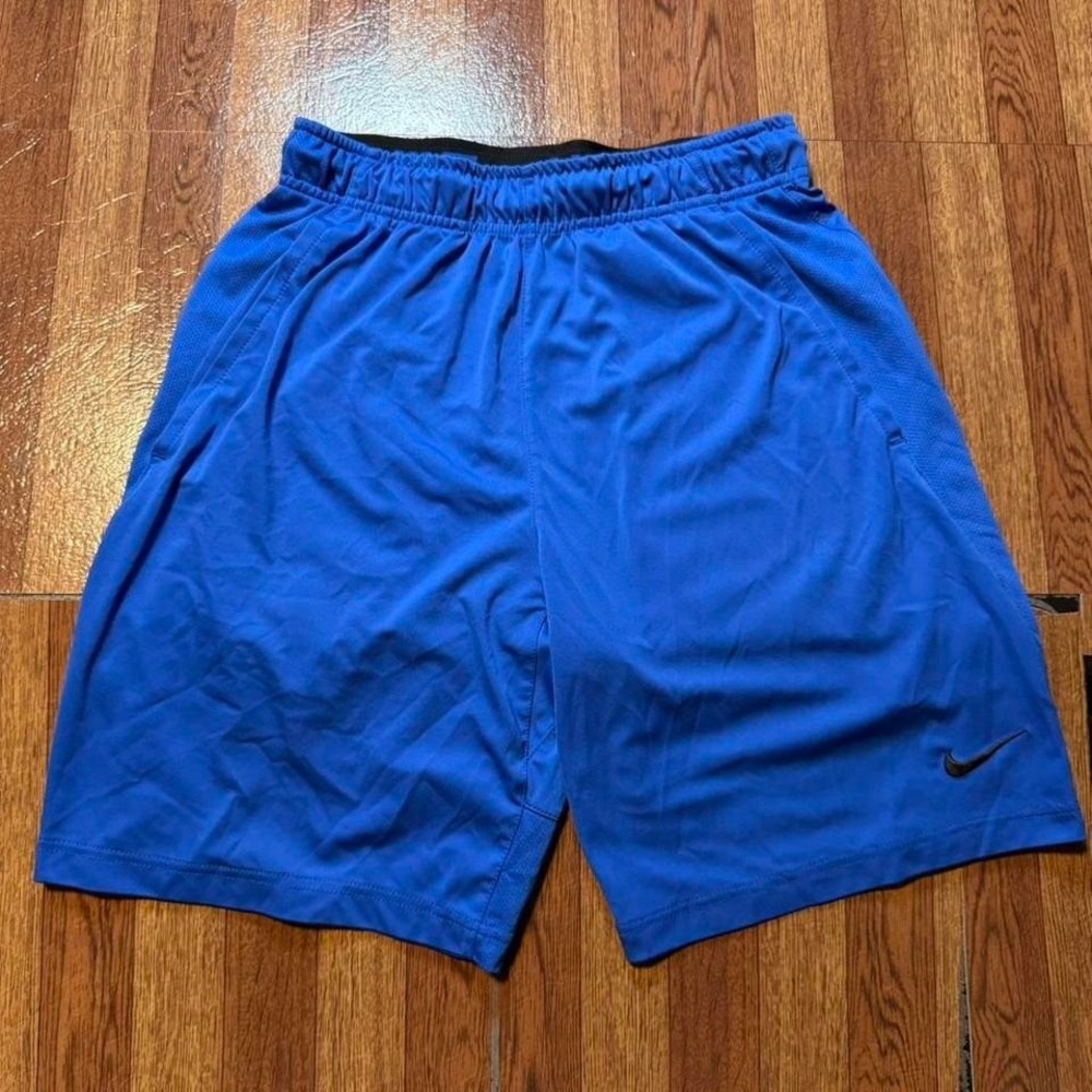 Nike Blue Dri-Fit Tech Retro Sportswear Running Train Shorts Small